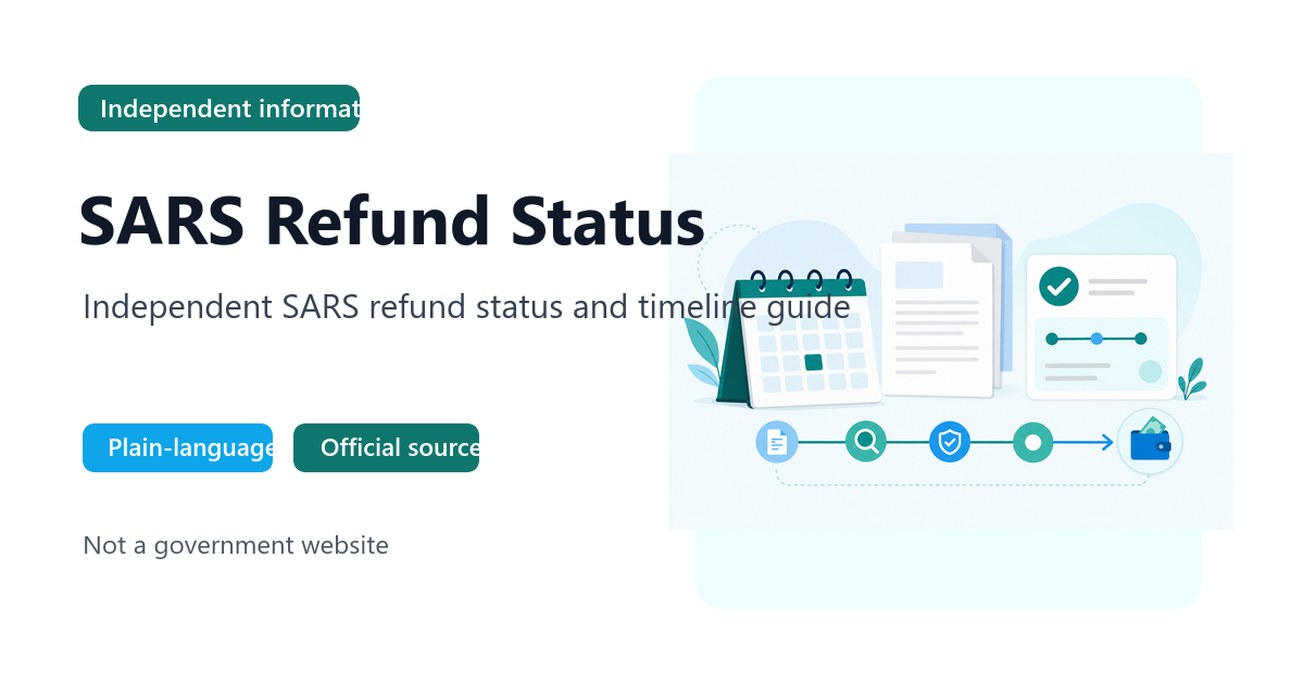 Check Number Encoding SARS Refund Status